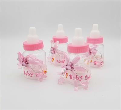 BABY GIRL FEEDER BOTTLES PROP FOR TABLE DECORATION