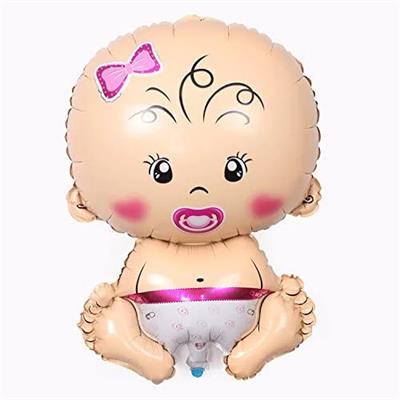 BABY GIRL FOIL BALLOON IN MINI SIZE ( 14 INCH IN SIZE )