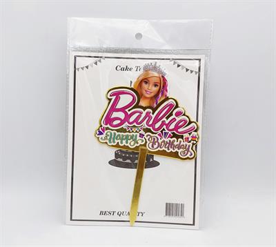 BARBIE CAKE TOPPER FOR CAKE DECORATION IN CARDBOARD MATERIAL