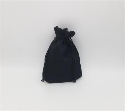 JUTE BAGS IN BLACK COLOR PACK OF 50 BAGS ( 5.4 INCH x 4 INCH )