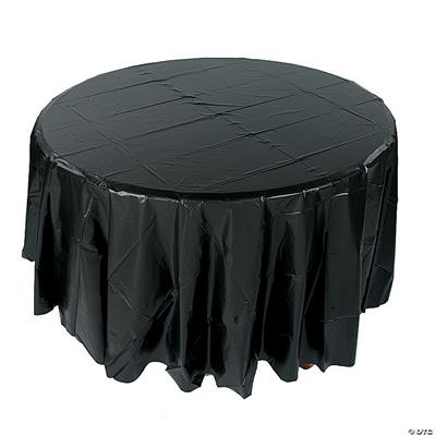 BLACK COLOR SHINNY TABLE COVER ( 54 INCH X 72 INCH )