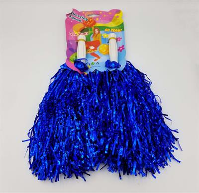 DARK BLUE COLOR CHEERING SQUAD POM POM ( SET OF 2 POM POM )