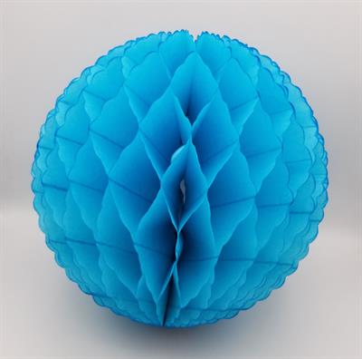 LAKE BLUE COLOR HONEYCOMB BALLS FOR PARTY DECORATION ( 12 INCH IN SIZE )