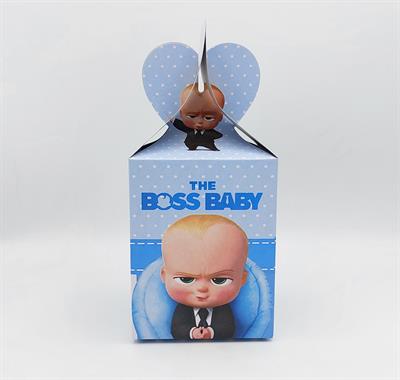 BOSS BABY GOODY BOXES IN BLUE COLOR ( PACK OF 10 GIFT BOXES )