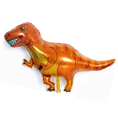 DINOSAUR TREX FOIL BALLOON IN ORANGE COLOR ( 107 CM X 60 CM )