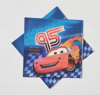 CARS THEME NAPKINS ( PACK OF 20 TISSUE PAPER )