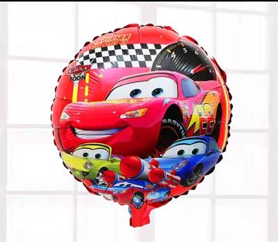 CARS FOIL BALLOON IN RED COLOR ( 18 INCH IN SIZE )