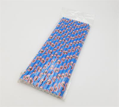 CARS PARTY DECORATION PAPER STRAWS ( PACK OF 25 PAPER STRAWS )