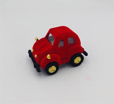 CAR SHAPE RING HOLDER IN VELVET RED COLOR