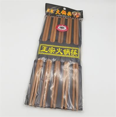 WOODEN CHOPSTICKS IN BROWN COLOR ( 10 PAIR CHOPSTICKS )