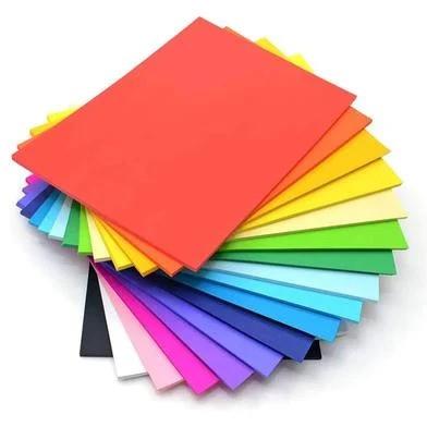 Assorted Color A4 Size Paper Sheets - Multi-Purpose Pack