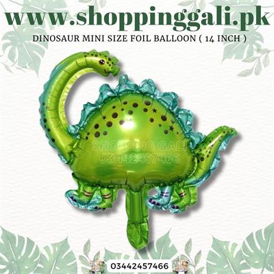 DINOSAUR MINI SIZE FOIL BALLOONS ( 14 INCH IN SIZE )