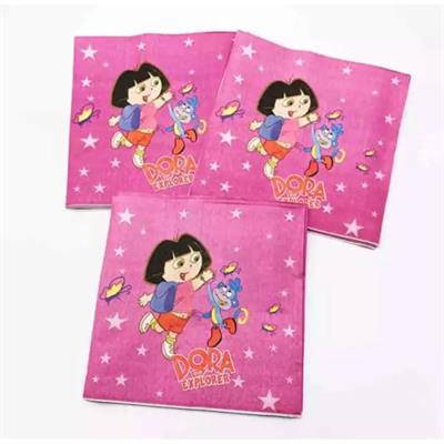 DORA THE EXPLORER THEME NAPKINS ( PACK OF 20 TISSUE PAPER )