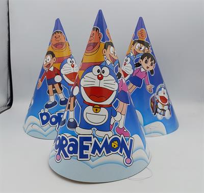 DORAEMON BIRTHDAY PARTY CAPS ( PACK OF 10 BIRTHDAY CAPS )