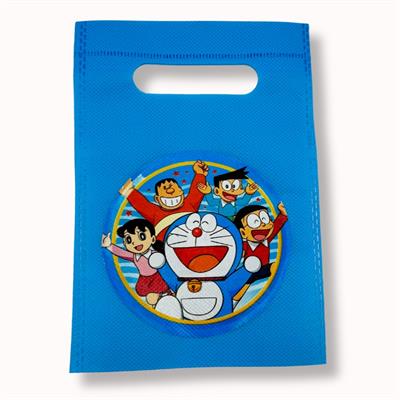 DORAEMON THEME GOODY BAGS FABRIC MATERIAL ( PACK OF 10 ) BIRTHDAY DECORATION SET