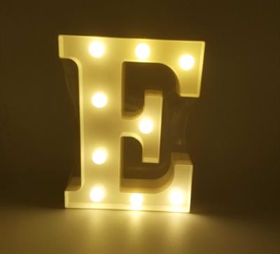 E LED ALPHABET - BATTERY OPERATED LED LETTERS FOR TABLE DECORATION