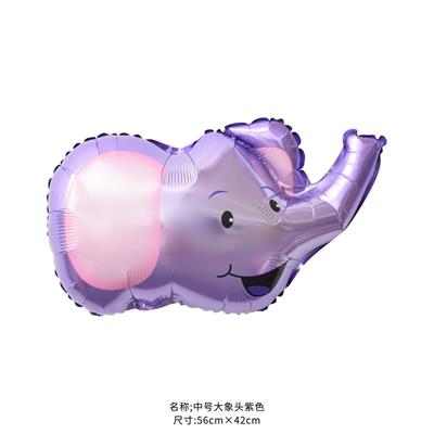 ELEPHANT FOIL BALLOON IN PURPLE COLOR ( 56 CM X 42 CM )