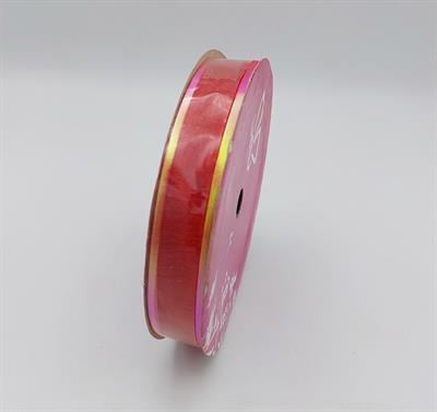 STUNNING ORGANZA RIBBON IN RED GOLDEN COLOR