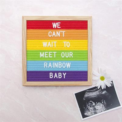 10 INCH SQUARE SHAPE MULTICOLORS WOODEN LETTER BOARD WITH CHANGEABLE LETTER SET WOODEN FELT BOARD WITH JUTE POUCH AND SCISSORS