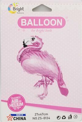 FLAMINGO THEME FOIL BALLOON - MINI SIZE FLAMINGO FOIL BALLOON