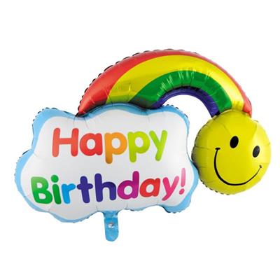 HAVE A NICE DAY FOIL BALLOON - SUN RAINBOW FOIL BALLOON - MULTICOLORS FOIL BALLOON