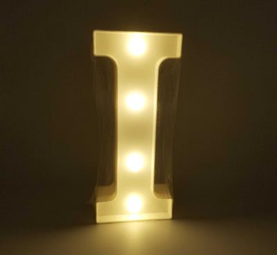 I LED ALPHABET - BATTERY OPERATED LED LETTERS FOR TABLE DECORATION