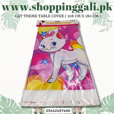 CAT TABLE COVER FOR TABLE DECORATION ( 108 CM X 180 CM )