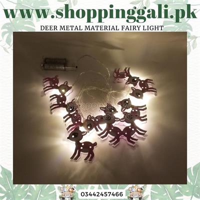 DEERS LED FAIRY LIGHT GOLDEN COLOR BATTERY OPERATED FAIRY LIGHT FOR JUNGLE THEME