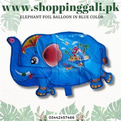 ELEPHANT FOIL BALLOON IN BLUE COLOR ( 25 INCH X 16.5 INCH )