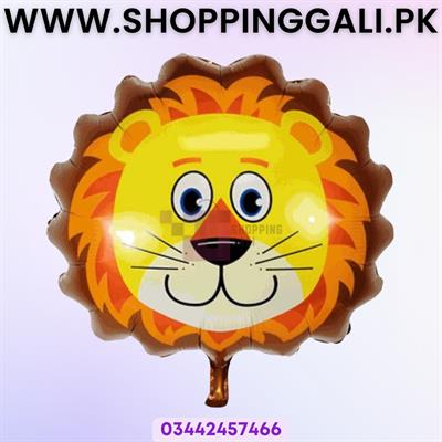 LION FOIL BALLOON - 25 INCH IN SIZE - JUNGLE THEME FOIL BALLOONS - JUNGLE THEME BALLOONS