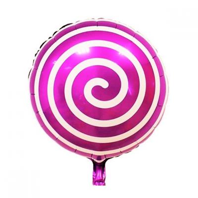 LOLLIPOP FOIL BALLOON IN DARK PINK COLOR ( 18 INCH SIZE )