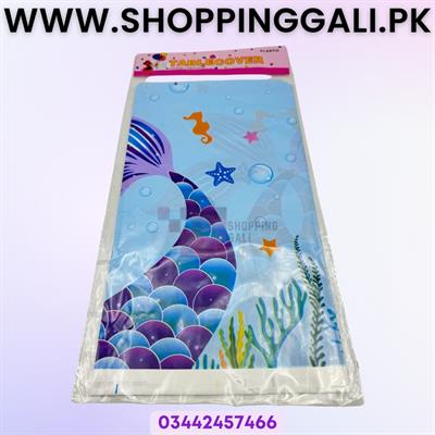 MERMAID THEME TABLE COVER - MERMAID TABLE COVER