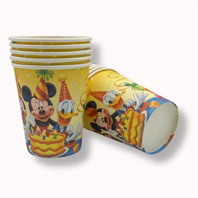 JOIN THE MICKEY CLUBHOUSE FUN! 10-PACK MICKEY FAMILY PAPER CUPS