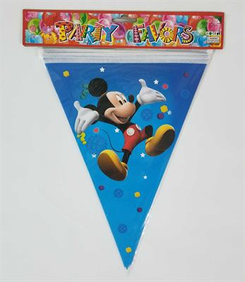 MICKEY MOUSE BUNTINGS - MICKEY MOUSE FLAGS BANNER - MICKEY MOUSE THEME - MICKEY MOUSE BIRTHDAY PARTY - BIRTHDAY PARTY DECORATIONS