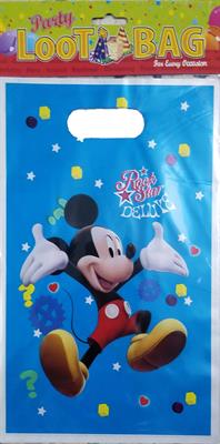 MICKEY MOUSE GOODY BAGS DESIGN 2 ( PACK OF 10 GOODY BAGS )