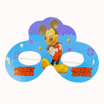 MICKEY MOUSE PAPER MASKS - PACK OF 10 - MICKEY MOUSE THEME - MICKEY MOUSE BIRTHDAY PARTY