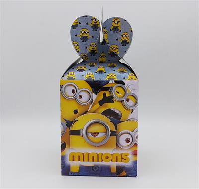 MINIONS GOODY BOX IN YELLOW COLOR ( PACK OF 10 GIFT BOXES )