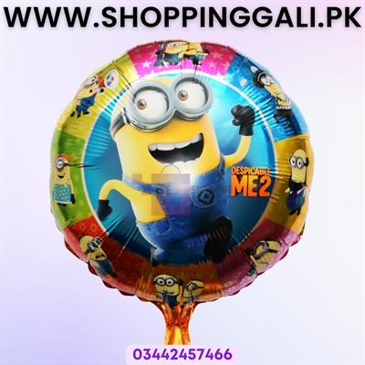 MINIONS THEME FOIL BALLOONS - 1 PCS FOIL BALLOON - MINIONS BALLOONS - MINIONS FOIL BALLOONS