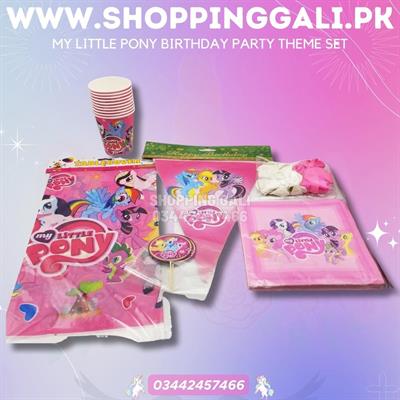 MY LITTLE PONY BIRTHDAY PARTY THEME SET 1