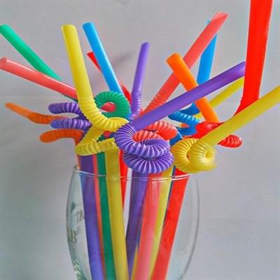 MULTICOLORS ARTISTIC STRAWS ( PACK OF 50 )