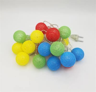 MULTICOLORS LED BALLS FAIRY LIGHT PLUG IN FAIRY LIGHT FOR ROOM AND PARTY DECORATIONS