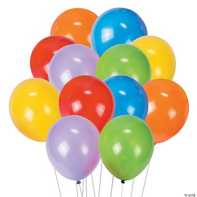 MULTI COLORS LATEX BALLOONS PARTY DECORATION BALLOONS ( PACK OF 25 BALLOONS )