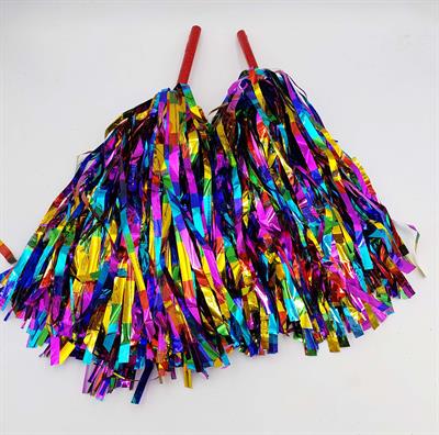 MULTICOLORS CHEERING SQUAD POM POM ( SET OF 2 POM POM )