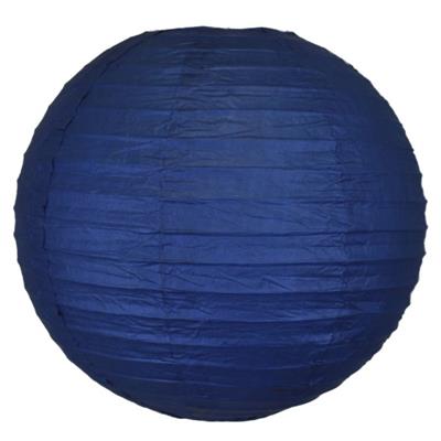 DARK BLUE COLOR PAPER LANTERNS 10 INCH SIZE ( SET OF 2 PAPER LANTERNS )