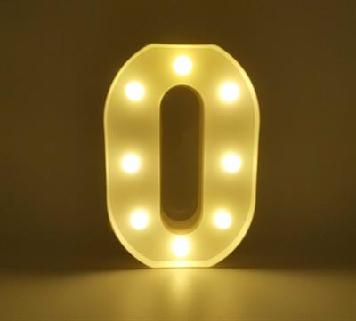 O LED ALPHABET - BATTERY OPERATED LED LETTERS FOR TABLE DECORATION