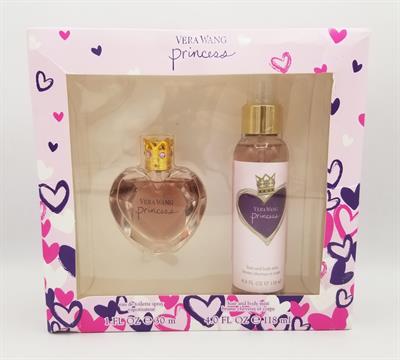 VERA WANG PRINCESS PACK OF 2 ( 1 TOILETTE SPRAY , 1 HAIR , BODY MIST )