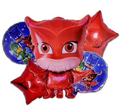 PJ MASKS FOIL BALLOONS ( PACK OF 5 FOIL BALLOONS )