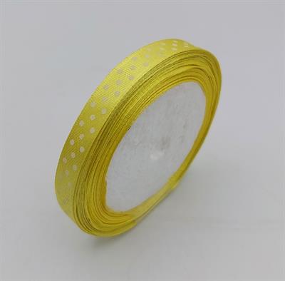 YELLOW POLKA DOTS: PREMIUM SATIN RIBBON FOR ALL OCCASIONS