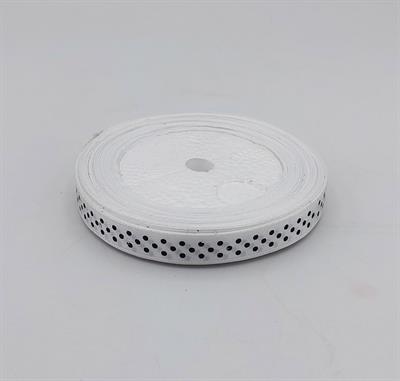 WHITE POLKA DOTS: PREMIUM SATIN RIBBON FOR ALL OCCASIONS