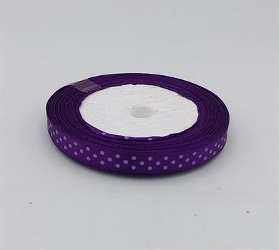 PURPLE POLKA DOTS: PREMIUM SATIN RIBBON FOR ALL OCCASIONS